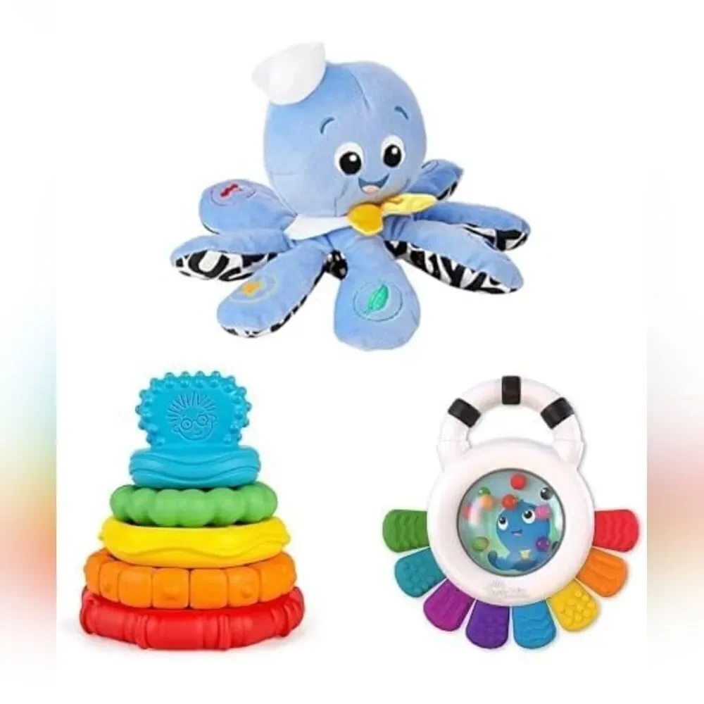 Baby Einstein Opus Sea of Senses Infant Toys Gift Set - 3 Pieces, for Ages 3 Mon